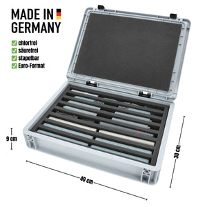 Feldherr Eurobox 40x30 Set for model railway - N scale - 8 compartments - foam insert for upright storage