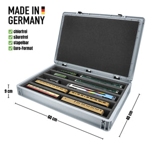 Feldherr Eurobox 60 x 40 cm Set for model railway - 00 scale - 5 compartments - foam insert for horizontal storage
