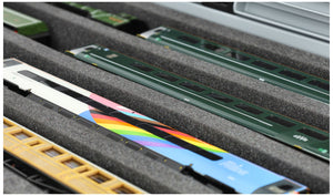 Feldherr Eurobox 60 x 40 cm Set for model railway - 00 scale - 5 compartments - foam insert for horizontal storage