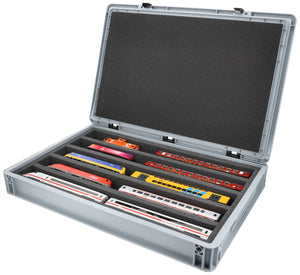 Feldherr Eurobox 60 x 40 cm Set for model railway - H0 scale - 5 compartments - foam insert for horizontal storage