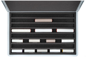 Feldherr Eurobox 60 x 40 cm Set for model railway - H0m scale - 8 compartments - foam insert for upright storage