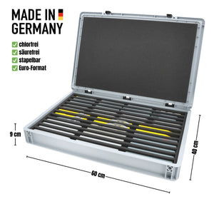 Feldherr Eurobox 60 x 40 cm Set for model railway - N scale - 12 compartments - foam insert for upright storage