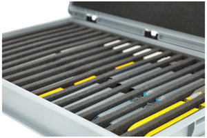 Feldherr Eurobox 60 x 40 cm Set for model railway - N scale - 18 compartments - foam insert for upright storage