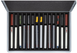 Feldherr Eurobox 60 x 40 cm Set for model railway - TT scale - 14 compartments - foam insert for upright storage