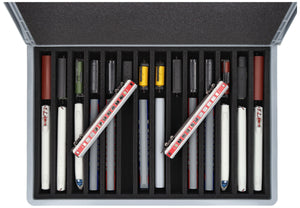 Feldherr Eurobox 60 x 40 cm Set for model railway - TT scale - 14 compartments - foam insert for upright storage