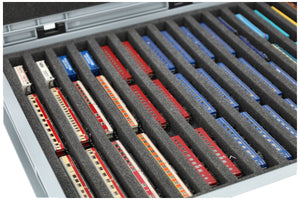 Feldherr Eurobox 60 x 40 cm Set for model railway - Z scale - 18 compartments - foam insert for horizontal storage