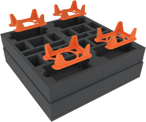 Feldherr foam set for Waste Knights: Second Edition - board game box