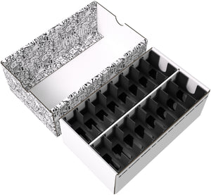 Feldherr Storage Box TCHS105 with card holders inserts for 3200 Cards in Mini American Board Game Size