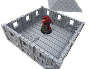 Tour de défense imprimée en 3D pour miniatures de table - Peignable et très détaillée - Parfait pour D&D, Wargaming et dioramas - Échelle 28mm - Env. 17x16x35 cm