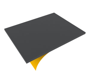 FS005BS 5 mm Figure Foam Tray full-size Cover / Topper - self-adhesive