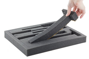 FS010Bred10 10pcs. 345 mm x 275 mm x 10 mm mousse colorée pour Shadowboard rouge