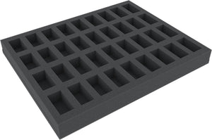FS035A004 35 mm foam tray for miniatures in 1:72 scale (20 mm) – 36 compartments