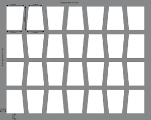 FS040C4BO Plateau en mousse de 40 mm avec base et 28 emplacements pour les modèles de table plus grands