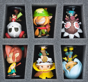 FS050C4BO Plateau en mousse de 50 mm avec base et 28 emplacements pour les modèles de table plus grands