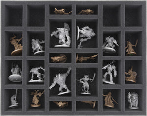 FS050MD04 50 mm full size foam tray with 26 compartments for Massive Darkness