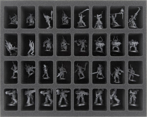 FS050WH31 50 mm foam tray for Warhammer - 32 compartments