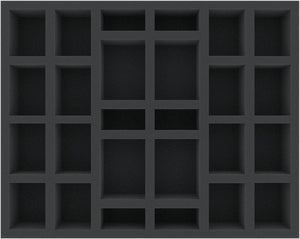 FS050XW03 50 mm full-size Foam Tray for 26 Star Wars X-WING Starfighters