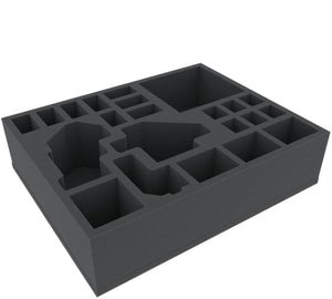 FSFH085BO 85 mm full-size foam tray with 22 compartments for all Zombicide Black Plague Monsters