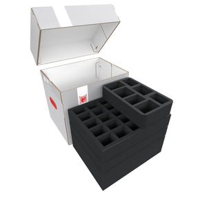Feldherr Storage Box FSLB310 + Organizer Insert for Kingdom Death: Monster Gambler's Chest Expansion - miniatures + game material