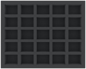 FS040WH10 40 mm full-size Figure Foam Tray with 25 large cut outs for warhammer