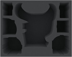FSMEES120BO foam tray for Mortarion + Foetid Bloat-drone + 4 miniatures