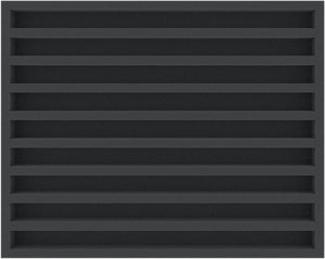 FSMELJ030BO 30 mm Full-Size foam tray with 9 compartments