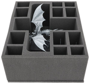 FSMFOG135BO 135 mm Full-Size foam tray with 13 compartments