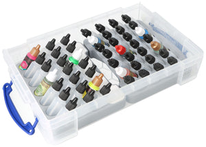 Feldherr Paint Racks with 4l Really Useful Box - 49 paint bottles + accessories