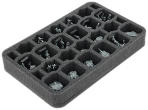 Feldherr Storage Box Eurobox with Foam Set for BattleTech Mechs and Tanks transport and protection (EB188Set)