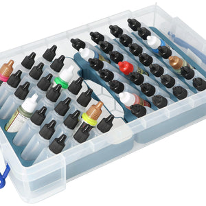 Feldherr Paint Racks with 4l Really Useful Box - 49 paint bottles + accessories