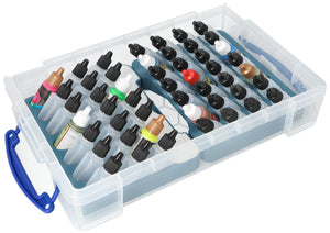 Feldherr Paint Racks with 4l Really Useful Box - 49 paint bottles + accessories