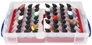 Feldherr Paint Racks with 4l Really Useful Box - 49 paint bottles + accessories
