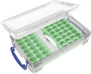 Feldherr Paint Racks with 4l Really Useful Box - 49 paint bottles + accessories