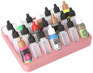 Feldherr paint rack with brush compartment for 4l Really Useful Box - 21 paint bottles