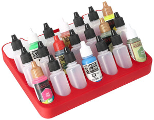 Feldherr paint rack with brush compartment for 4l Really Useful Box - 21 paint bottles