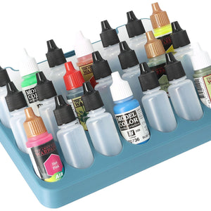 Feldherr paint rack with brush compartment for 4l Really Useful Box - 21 paint bottles