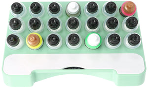 Feldherr paint rack with brush compartment for 4l Really Useful Box - 21 paint bottles