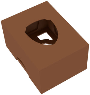 Feldherr plastic card holder + lid for game cards in Standard Card Game Size - 150 cards - 1 tray