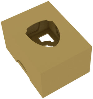 Feldherr plastic card holder + lid for game cards in Standard Card Game Size - 150 cards - 1 tray