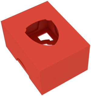 Feldherr plastic card holder + lid for game cards in Standard Card Game Size - 150 cards - 1 tray