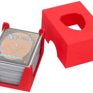 Feldherr plastic card holder + lid for game cards in Standard Card Game Size - 150 cards - 1 tray