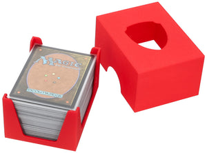 Feldherr plastic card holder + lid for game cards in Standard Card Game Size - 150 cards - 1 tray