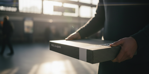 Feldherr Storage Box FSLB040 for model railway locomotives, wagons and vehicles - 7 slots for N gauge horizontal