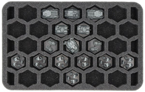 Feldherr Storage Box FSLB150 for Battletech - 116 compartments