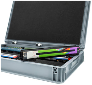 Euro Box with Zugliege - 5 compartments for 00 Gauge - for model railway locomotives, wagons and vehicles