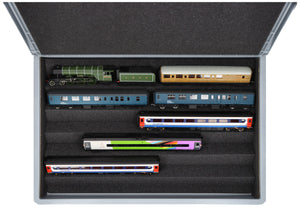 Euro Box with Zugliege - 5 compartments for 00 Gauge - for model railway locomotives, wagons and vehicles
