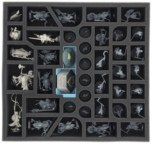 Feldherr Foam Set + Organizer Insert pour Warhammer Quest : Darkwater - Boîte de jeu principale