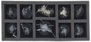 Feldherr Foam Set + Organizer Insert pour Warhammer Quest : Darkwater - Boîte de jeu principale