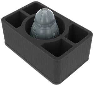 HS20Set Feldherr foam set for Battletech - Overlord C-class Map Scale Dropship + 4 Mechs