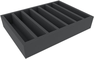 DD065A003 Feldherr foam insert for model railway - H0 scale - 7 compartments - for upright storage